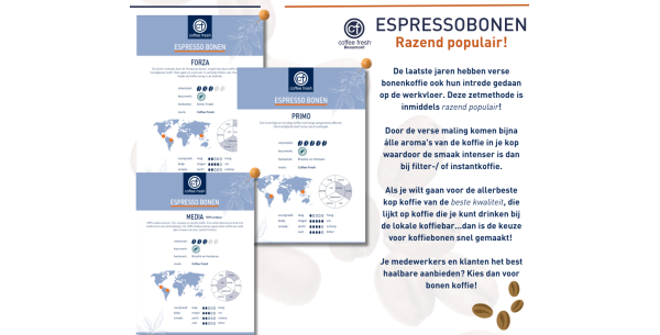 Kies je voor kwaliteit? Dan kies je voor espressobonen. 