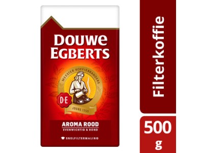 Douwe Egberts Snelfilter Koffie Melange Rood - 15x500gr.