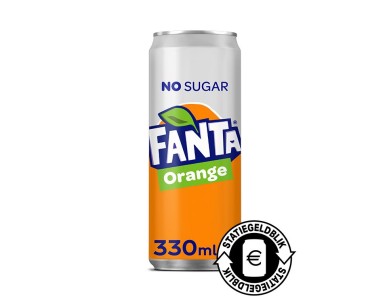 Fanta Orange Zero sleek blik