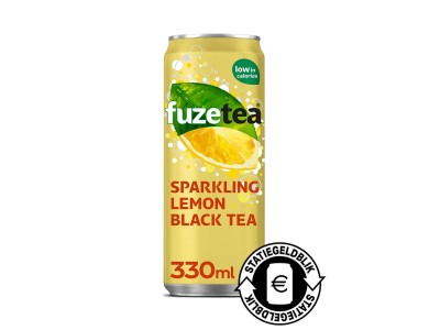 Fuze Tea Sparkling lemon sleek blik