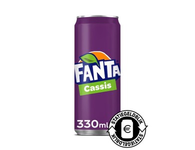 Fanta Cassis sleek blik