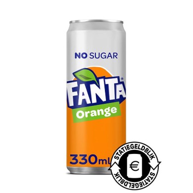 Fanta Orange Zero sleek blik