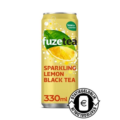 Fuze Tea Sparkling lemon sleek blik