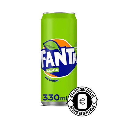 Fanta Exotic Zero sleek blik