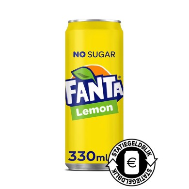 Fanta Lemon Zero Sleek blik