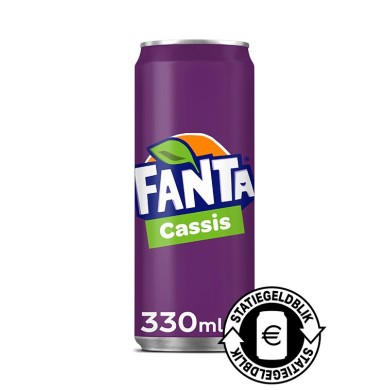 Fanta Cassis sleek blik